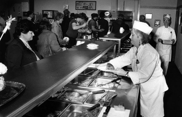 Clark’s Culinary Arts’ buffet line hasn’t been updated in more than three decades. The current area lacks an inviting space for people to gather.