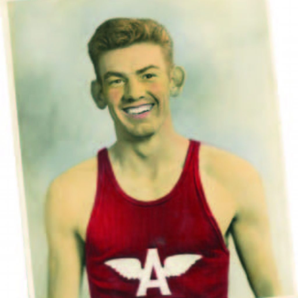 George Fullerton at Ashland high school in the 1940s.
