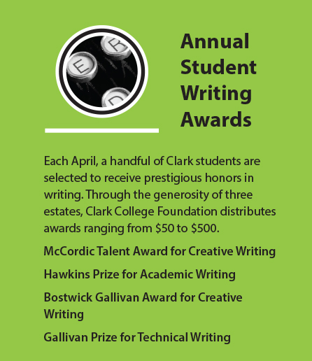 Annual Student Writing Awards