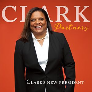 Dr. Karin Edwards is Clark's new president.