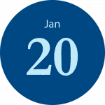 January 20 is a date on the calendar