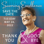 save the date for Savoring Excellence 2022