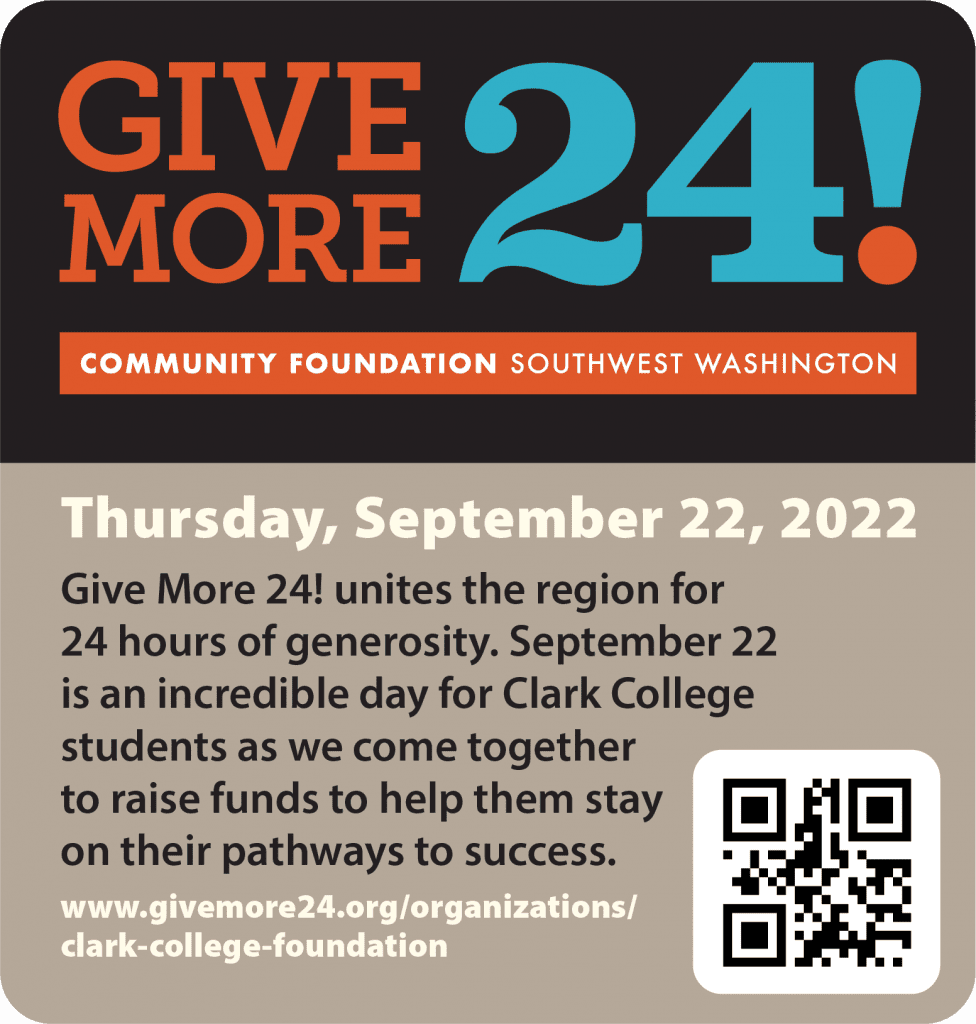 September 22, 2022 is when Give More 24! unites the region for 24 hours of generosity.