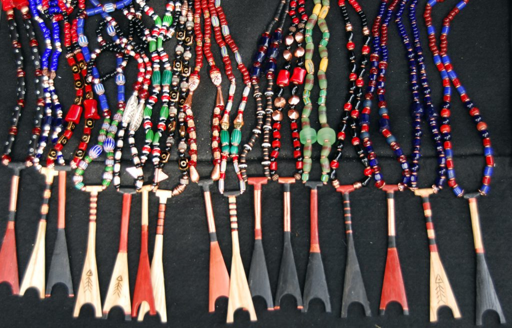 Sam Robinson makes jewelry from a paddle design
