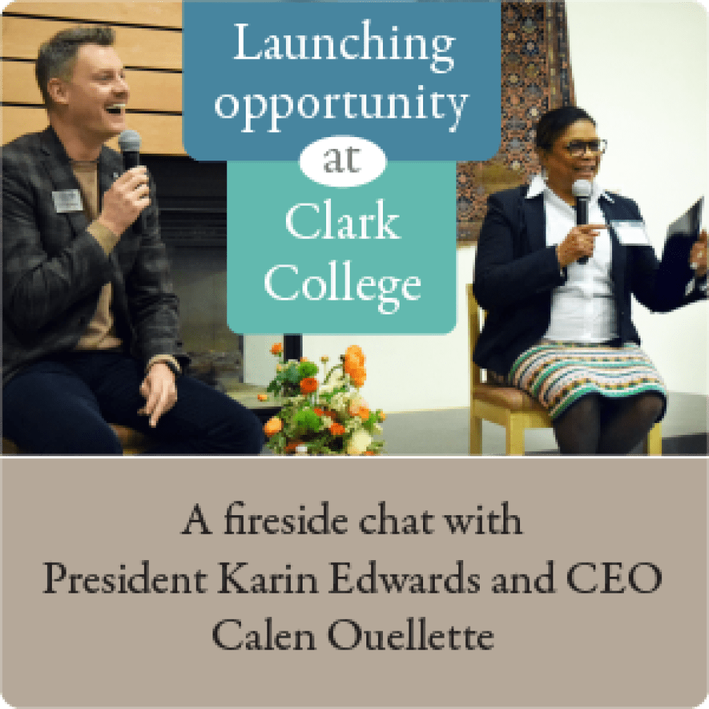 A fireside chat with President Karin Edwards and CEO Calen Ouellette