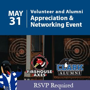 Volunteer & Alumni Appreciation Event will be hosted by Clark College Alumni on May 31