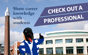 Check out a professional program where you can share career knowledge with students